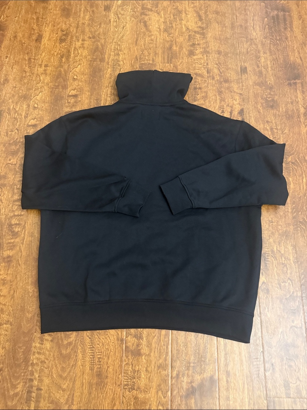 Jordan Black Pullover Hoodie with White Jumpman Graphic - Picture 11 of 11